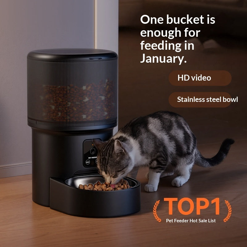 Smart Automatic Pet Feeder Timed Remote Voice Control
